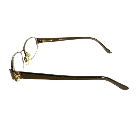 Sophia Loren Womens Eyeglasses M178 Zyloware Brown Metal Frame 54-17-135 - Picture 6 of 10